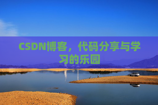 CSDN博客，代码分享与学习的乐园